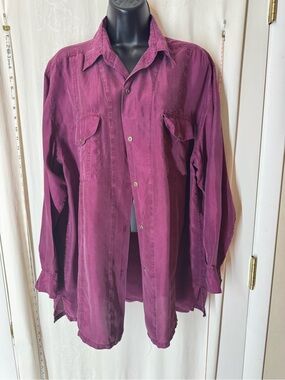 Vintage Rouge Helium Oversized Button Down